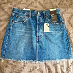 High Rise Denim Levi’s Skirt